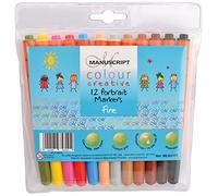 Manuscript Pen Ink Portrait Colour Markers Fine Tip
