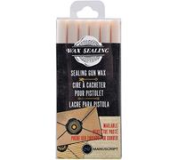 Manuscript Sealing Gun Wax - Pearl, (Pack of 6), (diameter 8mm only)