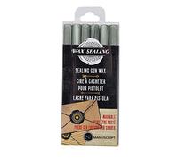 Manuscript Sealing Gun Wax - Silver (Pack of 6), (diameter 8mm only)