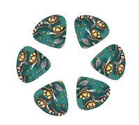 many Animals Sea Turtles print Guitar Picks, 12PCS Premium Celluloid Guitar Pick Medium for Acoustic Guitar, Electric Guitar, Bass