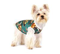 Many Animals Sea Turtles Print Lightweight Tank Top for Dogs Dog Shirts for Small Dogs Stretchy T Shirts Sleeveless Vest