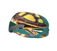 Many Animals Sea Turtles Print Sports Sweatband Elastic Headband Tennis Basketball Running Fitness Accessories