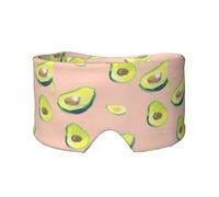 Many Avocado Images Print, Full Eye Covers Light Blocking Eye Mask Sleep Eye and Ear Muffs