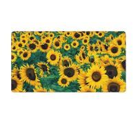 Many Beautiful Sunflowers,Mouse Pad Large Desk Pad Computer Keyboard Mouse Mat with Non Slip Rubber Base 40 x 70 cm