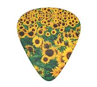 Many Beautiful Sunflowers Stolmx Guitar Pick Set - Full Print Design, 3 Thicknesses Available