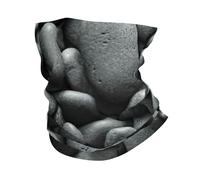 Many Black Pebbles Print Ski Face Cover Cold Weather Scarf For Men Women, Neck Warmer Gaiter For Skiing Running