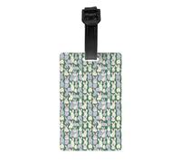 Many Bunny Cute Print Luggage Tag for Suitcases Waterproof Labels Set Travel Bag Tags Daily Use Business