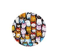 Many Cartoon Cats Printing 10 Pcs Car Air Freshener Hanging Sheets Scented Hanging Sheets With Rope For Home