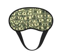 Many Cartoon Dollars Blackout Sleep Mask with Elastic Band Design Fits All Head Shapes Ideal for Travel Office and Shift Work