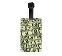 Many Cartoon Dollars Luggage Tag PVC Anti-Loss Bag Tag with Compact Light Durable Identification Sign