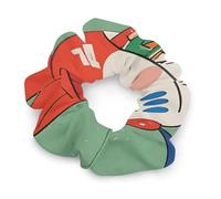 Many Cartoon Small Airplanes Hair Scrunchies for Women No Damage, Soft Elastic Hair Ties with Fashionable Printed Patterns, Satin Scrunchy Hairbands for Ponytail, Bun, Workout & Sleep
