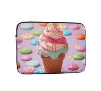 Many Colored Ice Cream Laptop Sleeve for Women Men, 13 Inch Waterproof Laptop Bag Lightweight Notebook Computer Cover Bag