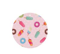 Many Colored Ice Cream Printing 10 Pcs Car Air Freshener Fragrant Sheets,Car Hanging Accessories With Strings For Decor