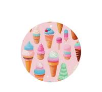 Many Colored Ice Cream Printing 10 Pieces Air Freshener Car Hanging Cards Air Freshener Sheets With Rope For Cars Home