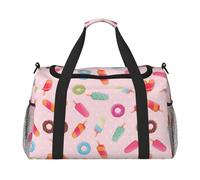 Many Colored Ice Cream Travel Duffel Bag Weekend Bag Weekender Overnight Carry On Hand Bag Workout Sport Hospital