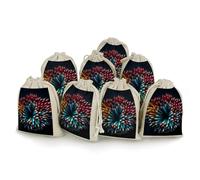Many Colored Pencils 8 PCS Muslin Bags with Drawstring Sachet Bags Empty Small Cotton Drawstring Bag Muslin Reusable & Washable Cotton Bag for Herb Spice Candy Soap Jewelry Wedding Gift Pouches