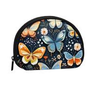 Many Colorful Butterflies Coin Purse Personalized Coin Bag for Women Men Change Purse Small Wallets with Zipper Mini Shell Coin Pouch Outdoor Shopping Change Storage Bag Handbags Gifts