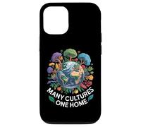 Many Cultures One Home Earth Globe Unity Case for iPhone 12/12 Pro