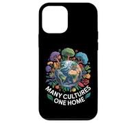 Many Cultures One Home Earth Globe Unity Case for iPhone 12 mini