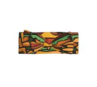 many cute burgers Printed Bow Headband Elastic Headband Suitable For Parties And Photo Props For Babies 0-6 Months Old