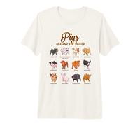 Many Different Kawaii Pigs Premium T-Shirt