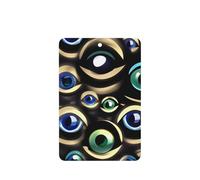 Many Evil Eyes Printing 10 Pcs Car Air Freshener Hanging Sheets Scented Hanging Sheets With Rope For Home