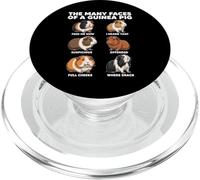 Many Faces Of A Guinea Pig Funny Rodent Lover PopSockets PopGrip for MagSafe