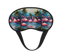 Many Flamingoes Painting Sleep Mask for Side Sleeper, Eye Mask Sleeping for Women Men,for Sleeping with Elastic Band