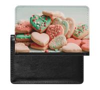 Many Food Passport Holder Soft PU Ultra-thin Passport Protective Case Compact Easy to Carry Passports Cover for Women And Men Family ID Trave