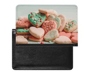 Many Food Passport Holder Soft PU Ultra-thin Passport Protective Case Compact Easy to Carry Passports Cover for Women And Men Family ID Trave