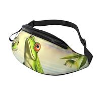 Many Frogs Sing on The Branches Fanny Pack for Men Women Fashion Running Waist Packs Waterproof Crossbody Bags Everywhere Belt Bag with Adjustable Strap Sports Hip Pack for Travel Wallet