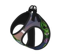 Many Frogs Sing On The Branches Summer Butterflies Lake Water Printing Puppy Summer Vest Harness With Reflective,Dog Accessories For Small Medium Large Dogs And Cats