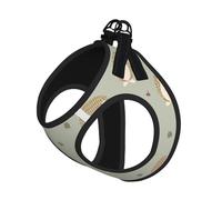 Many Hedgehogs Print Adjustable Reflective Harness Leash Set For Cats, Dogs And Small Pets, Soft Breathable Mesh Walking Vest With Escape-Proof Lead