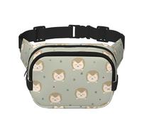 Many Hedgehogs Print Stylish and Practical Waist Bag,Adjustable,Perfect for Travel,and Outdoor Activities