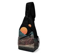 Many Lands Under Sun Classic Chest Bag Sling Bags Hiking