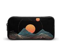 Many Lands Under Sun Cute Pencil Case Large Capacity Makeup Pouch Portable Pencil Bag with Zippered