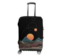 Many Lands Under Sun Trendy Suitcase Covers Unisex Luggage Cover Protector Fit 19 to 32 Inch Travel Lover S