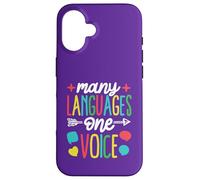 Many Languages, One Voice Case for iPhone 16