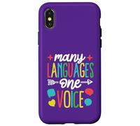 Many Languages, One Voice Case for iPhone X/XS