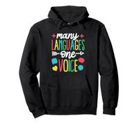 Many Languages, One Voice Pullover Hoodie