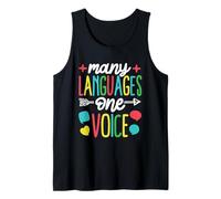 Many Languages, One Voice Tank Top