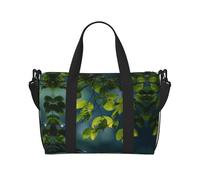 Many Leaves Print Italy Flag Print Versatile Handbag for Travel,Hand-Held Crossbody Travel Bag for Your Every Need
