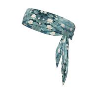 Many Lotus Flowers Double-Sided Sports Headband, Unisex Headband for Playing Ball, Fitness and Outdoor Activities