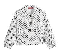Many Many Clothes Women's The Lola Jacket White Polka XL