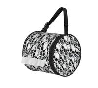 Many Mexican Skull Print Cylinder Tissue Organizer Bag With Strap, Portable Toilet Roll Holder For Camping Car