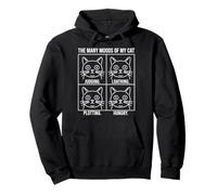 Many Moods Of My Cat Pullover Hoodie