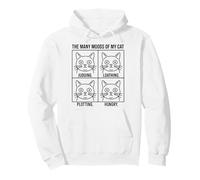 Many Moods Of My Cat Pullover Hoodie