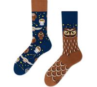 Many Mornings OWLY Moly Mismatched Socks, Multi-Color, 39-42