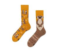 Many Mornings Unisex The Meerkat Socks, multicoloured, 39-42