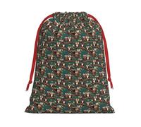Many Owls On Tree Branches Print Practical Drawstring Gift Pouches Comfort Holiday Parties Events Multipurpose Use